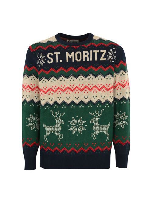 Maglia Heron St. Moritz in misto lana e cashmere Mc2 Saint Barth | HERON P01917G NORDIC MORITZ 61